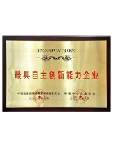 潤(rùn)大世紀(jì)榮獲最具自主創(chuàng)新能力企業(yè)榮譽(yù)證書(shū)，{dede:global.qz_keyword_b/}